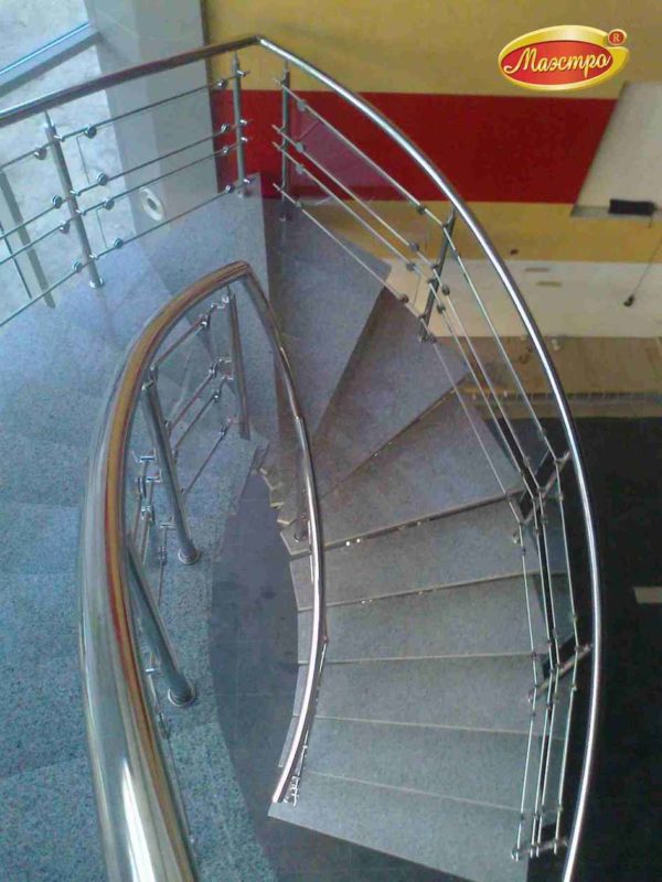 Фото изогнутой лестницы